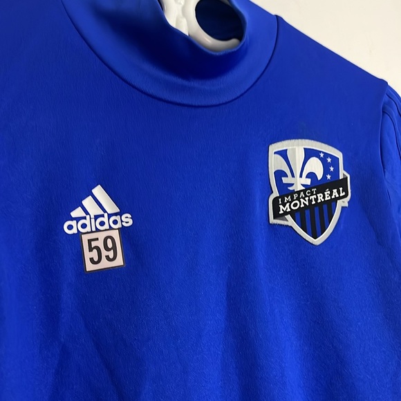 Adidas Montreal Impact Long Sleeve Training Shirt Jersey - Picture 2 of 6